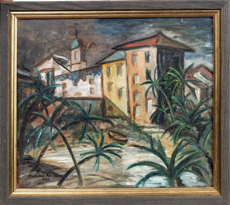 Sample artwork by Nicholas Fairbairn (1933 - 1995), known for legal career, political career, eccentric personality - View similar artists and auction records