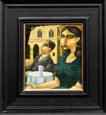 Cafe Florence by Ian McWhinnie - Auction record, sale price, and art valuation. Compare with similar artists and explore comparable artworks.