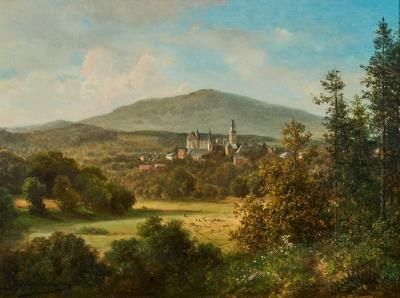 View over Kronberg on the Taunus