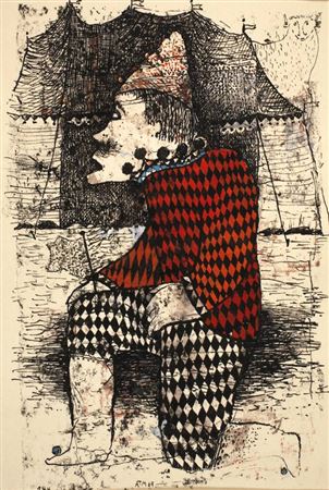 Sample artwork by Alfred Traugott Morstedt (1925 - 2005), known for painting and graphic art - View similar artists and auction records