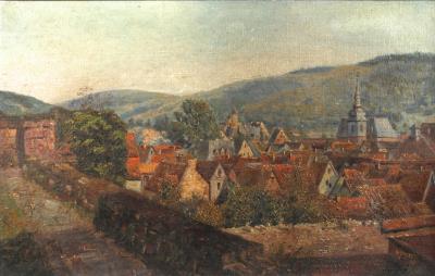 View of Büdingen in Hesse