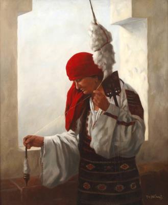 Spinning Man by Friedrich Heinrich Bruhne - Auction record, sale price, and art valuation. Compare with similar artists and explore comparable artworks.