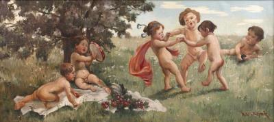 Sample artwork by Bernhard Silvester Schmitz (1876 - 1944 or 1952), known for painting - View similar artists and auction records