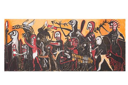 "Detail of a march "1980-81