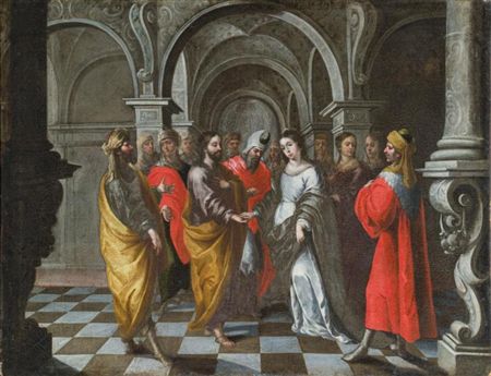 "Los desposorios de la Virgen María y San José" by Matias Arteaga Y Alfaro - Auction record, sale price, and art valuation. Compare with similar artists and explore comparable artworks.