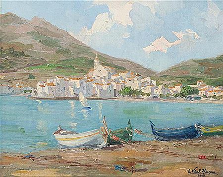 Cadaqués" 1948 by Eduard Vial Hugas - Auction record, sale price, and art valuation. Compare with similar artists and explore comparable artworks.