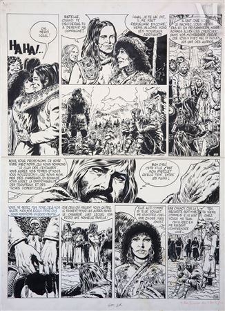 Sample artwork by Claude Auclair (1943 - 1990), known for comics - View similar artists and auction records