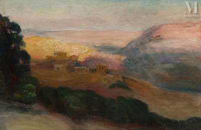 View of Mayrouba under fog (Lebanon)