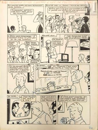 Bibi Fricotin et les lunettes à lire la pensée (1970). by Pierre Lacroix - Auction record, sale price, and art valuation. Compare with similar artists and explore comparable artworks.