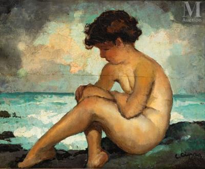 Bather by Jean-Camille Cipra - Auction record, sale price, and art valuation. Compare with similar artists and explore comparable artworks.