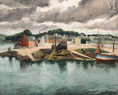 Port in Brittany by Romain Jarosz - Auction record, sale price, and art valuation. Compare with similar artists and explore comparable artworks.