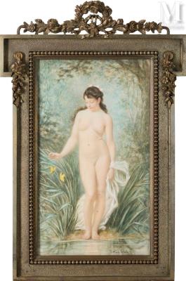 Sample artwork by Marie Relin-Calot (19th century), known for painting - View similar artists and auction records