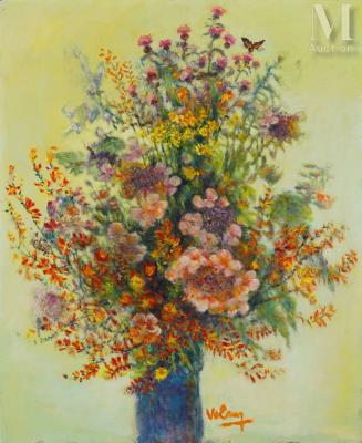 Butterflies and flowers