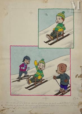 Roudoudou au Ski.