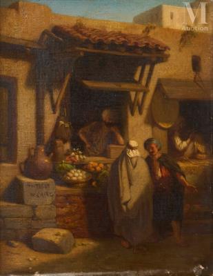 Market scene in Cairo
