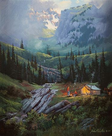 Return to Spring Camp by Robert Walton - Auction record, sale price, and art valuation. Compare with similar artists and explore comparable artworks.