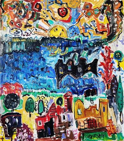 The Tiberias baslet walls by Amos Yaskil - Auction record, sale price, and art valuation. Compare with similar artists and explore comparable artworks.