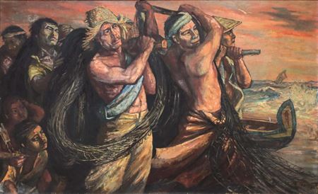 Sample artwork by Itji Tarmizi (1935 - 2001), known for painting and sculpture - View similar artists and auction records