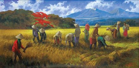 Harvest by Ronald Djaling - Auction record, sale price, and art valuation. Compare with similar artists and explore comparable artworks.