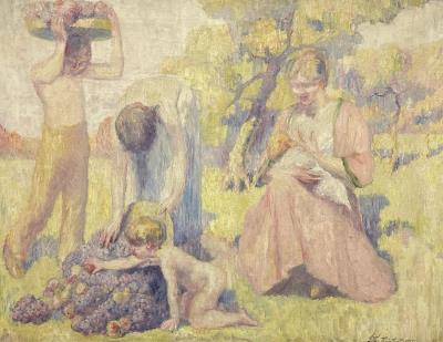 Grape picking