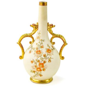 PORCELAIN FLORAL VASE