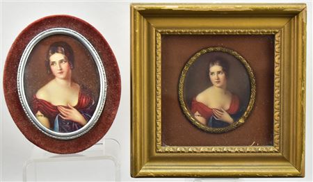 TWO MINIATURE PORTRAITS