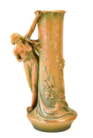 CROWN OAKWARE ART NOUVEAU SCULPTURE