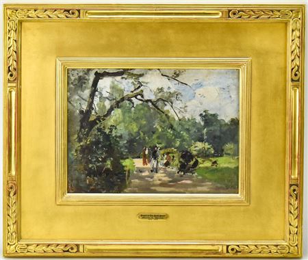 "PEOPLE IN THE PARK-PARIS"