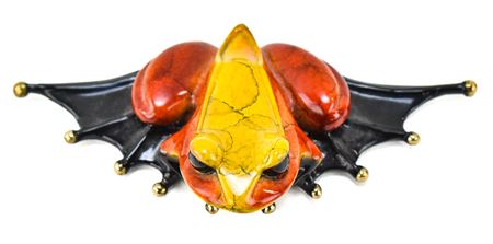 "FLIPPER" BRONZE FROG SCULPTURE