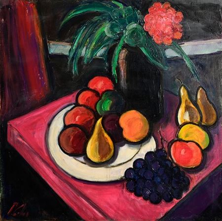 Still Life with Fruit and Flowers