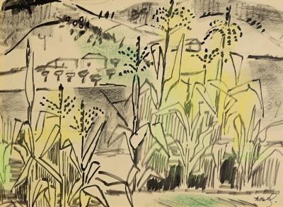 Landscape with Corn