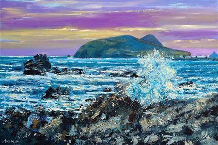 Shoreline Dunquinn, Looking Towards the Great Blasket (2024)