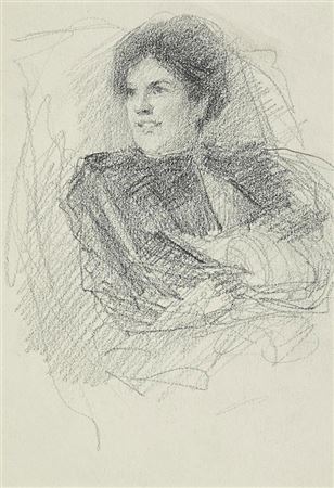 Lady Relaxing (Second image verso)