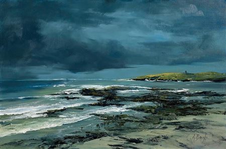 Dark Sky over Mutton Island, Co. Galway