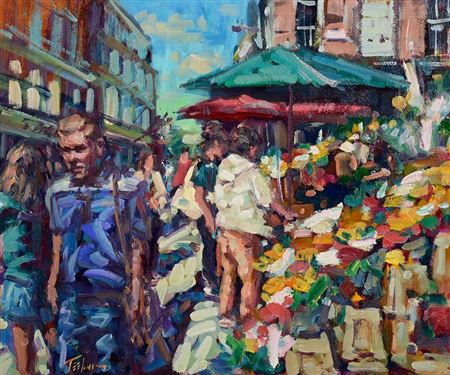 Flower Sellers, Grafton Street, Dublin