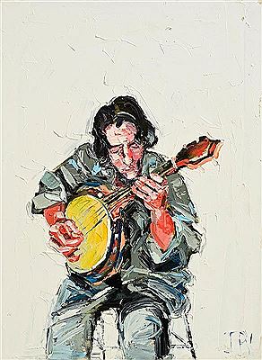 Paul Meehan Playing Banjo