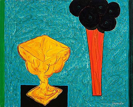 Still Life - Chalice and Flowers