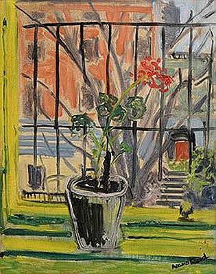 Geranium on a Window Sill
