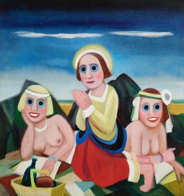Temptation of St. Anthony (2003) by Jack Donovan - Auction record, sale price, and art valuation. Compare with similar artists and explore comparable artworks.