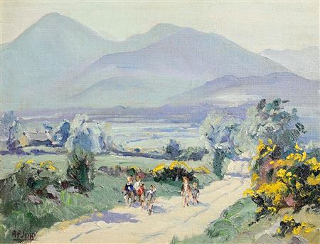 Going to School, May in the Mournes