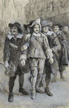 An Illustration to 'Romances and Narratives' by Daniel Defoe