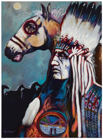 Chief and his horse