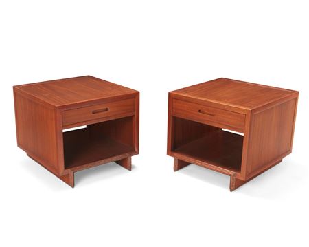 A pair of "Taleisin" side tables for Heritage Henredon, 1955-1957