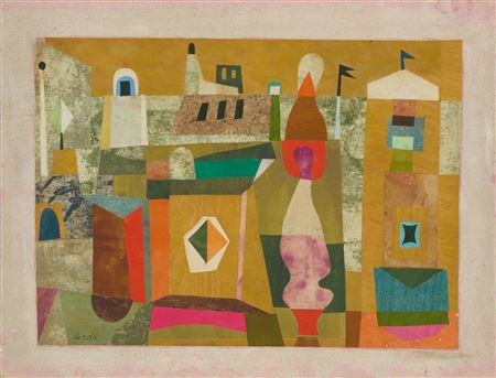 Untitled (city scene), 1949