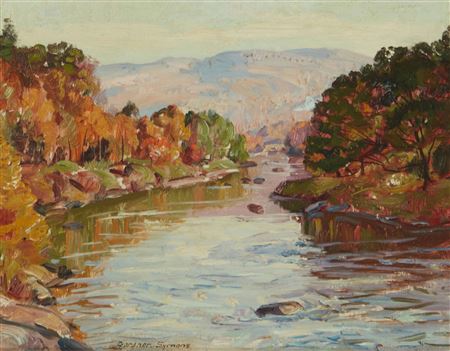 "Landscape with Stream," 1919