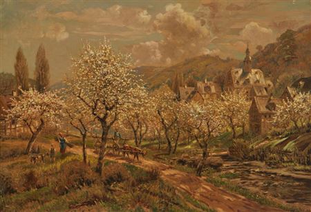 Village landscape, 1908