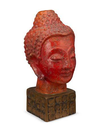 A ceramic Buddha head for Bitossi