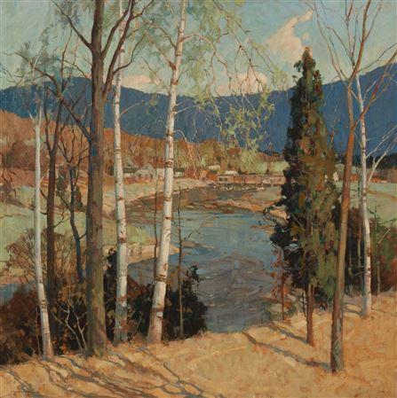 New England river landscape