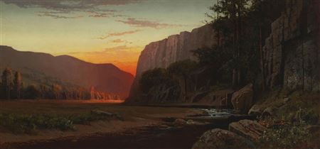 "La Barranca Honda, Carmel Valley, Monterey," 1877