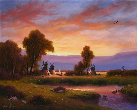 "Blackfoot Encampment"